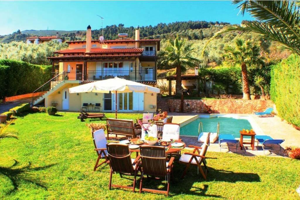 Platanos Estate Villa Akrata Exterior photo